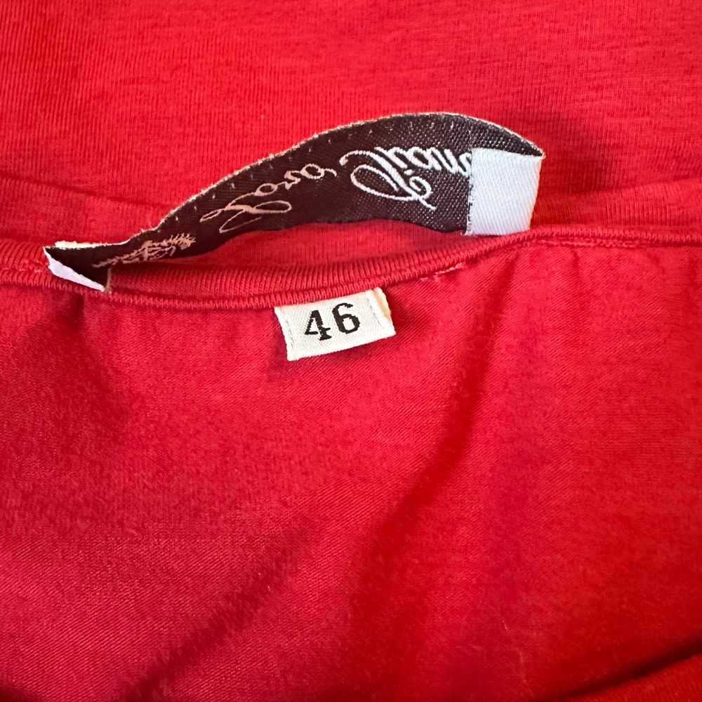 Loro Piana | Classic Red Women's T-Shirt - Picture 6 of 8